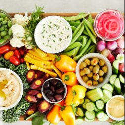 Veggies & Cheese Platter