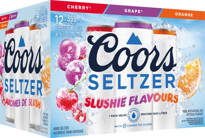6-Pack Assorted Coors Slushies