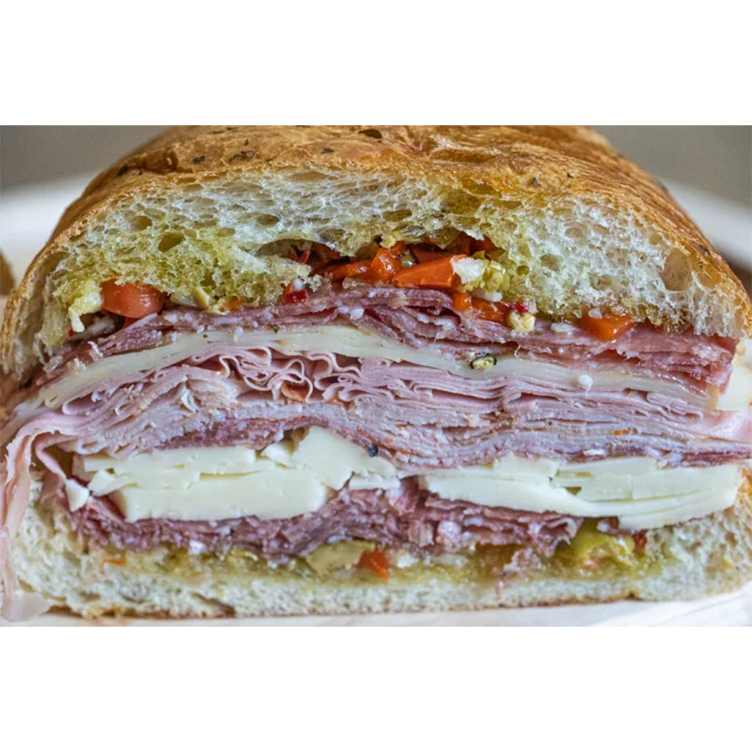 6 Italian Muffuletta Sandwiches