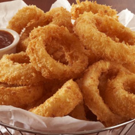 Basket Of Onion Rings